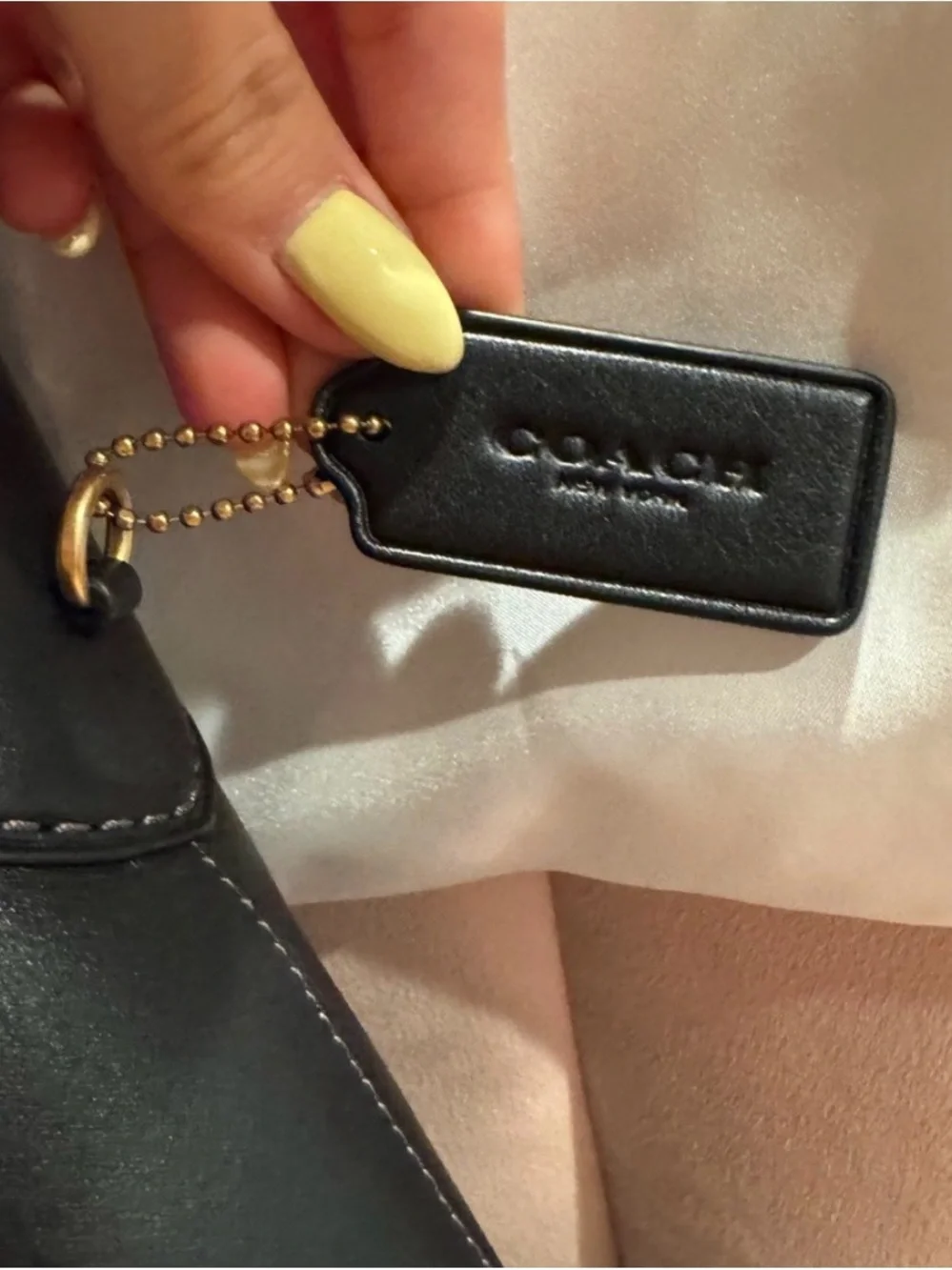 Black Leather Hobo Bag